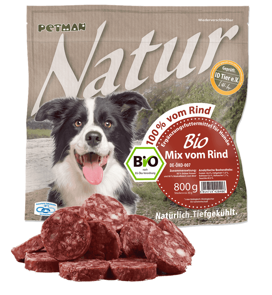 Pettman Verpackungs Bild und Natur bio mix vom Rind