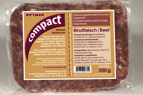 Petman Verpackung compact Rindfleisch Rindfleisch