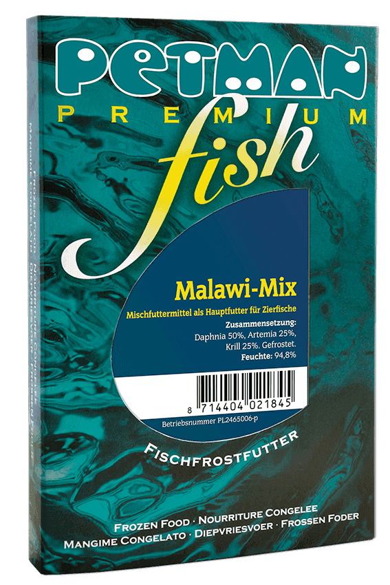 Petman Premium fish Verpackung der Sorte Malawi Mix
