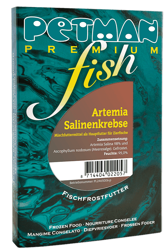 Petman Premium fish Verpackung mit Artemia