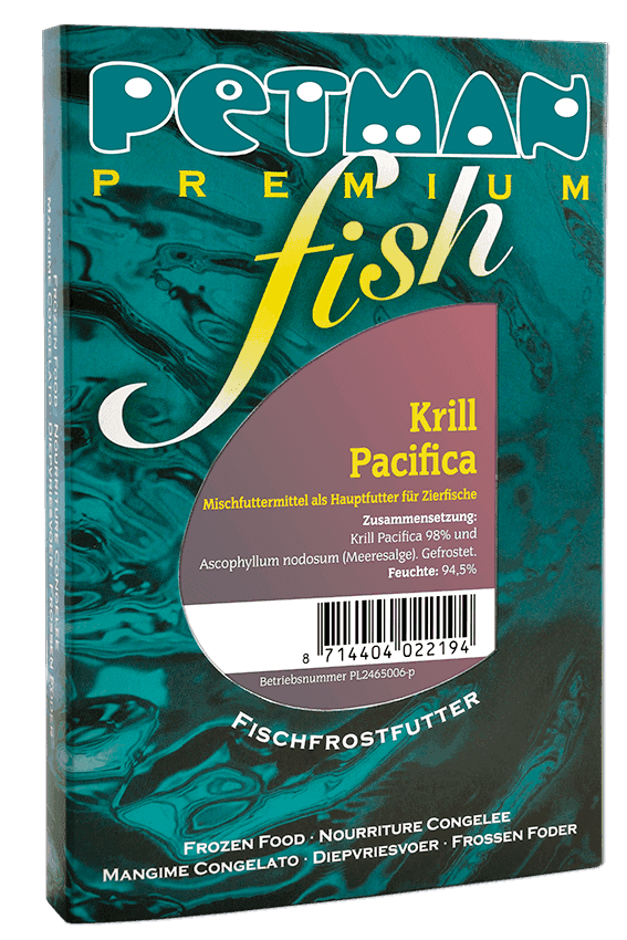 Petman Premium fish Verpackung der Sorte Krill Pacifica
