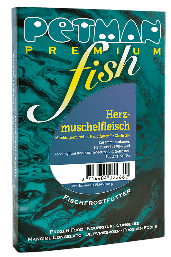 Petman Premium fish Verpackung der Sorte Herzmuschelfleisch