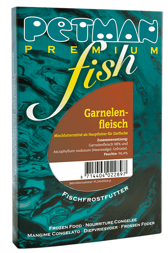 Petman Premium fish Verpackung der Sorte Garnelenfleisch