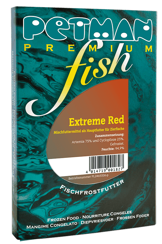 Petman Premium fish Verpackung der Sorte Extreme Red