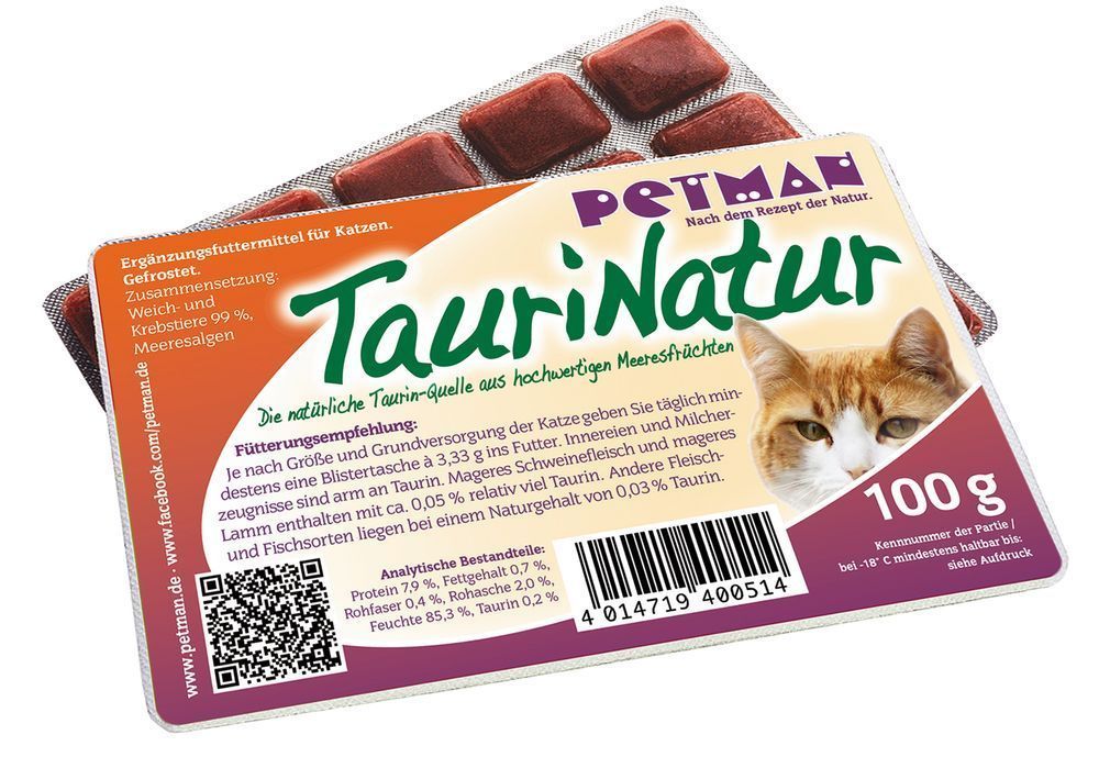 Petman Verpackung 4Cats Taurin im Blister