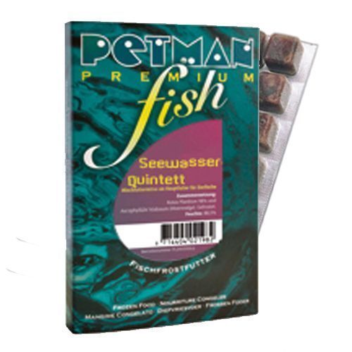 Petman Premium fish Verpackung der Sorte Seewasser Quartett